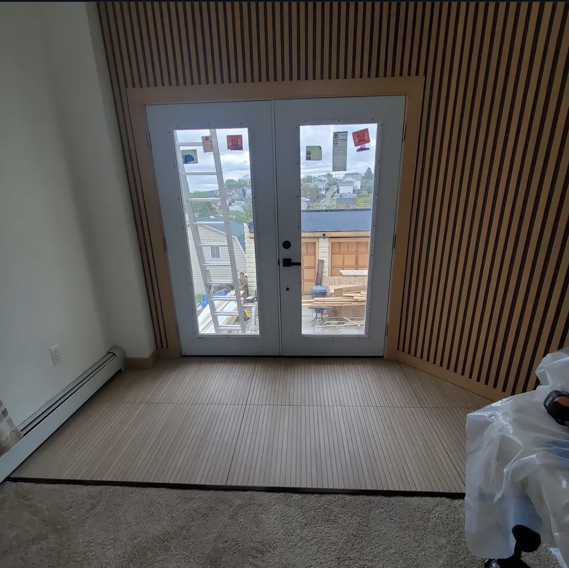 Wood Slat Accent Wall